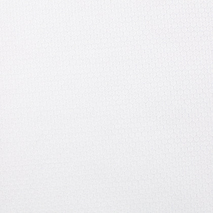 Microfantasia ovale bianca in cotone – Canclini