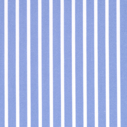 Light blue striped cotton poplin – Canclini