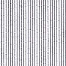 Popeline a righe sottili blu in cotone – Canclini