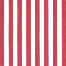Popeline a righe rosse in cotone – Canclini