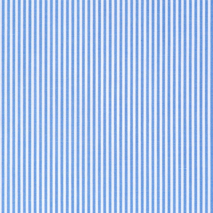 Cotone a micro-righe azzurre – Canclini
