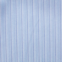 Cotone azzurro a righe sottili blu – Canclini