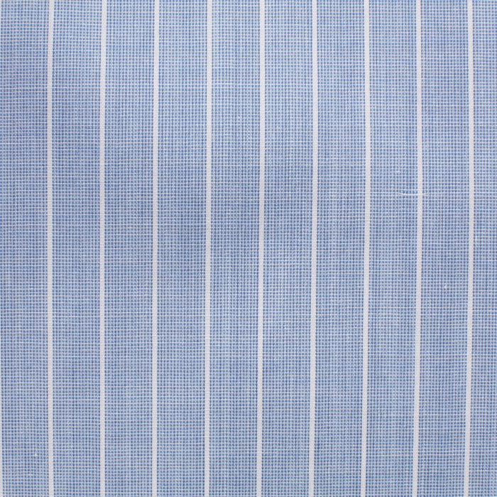 Cotone a righe sottili azzurre – Canclini