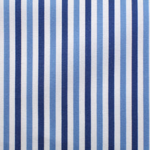 Cotone a righe celesti e blu – Canclini
