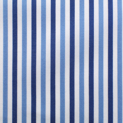 Cotone a righe celesti e blu – Canclini