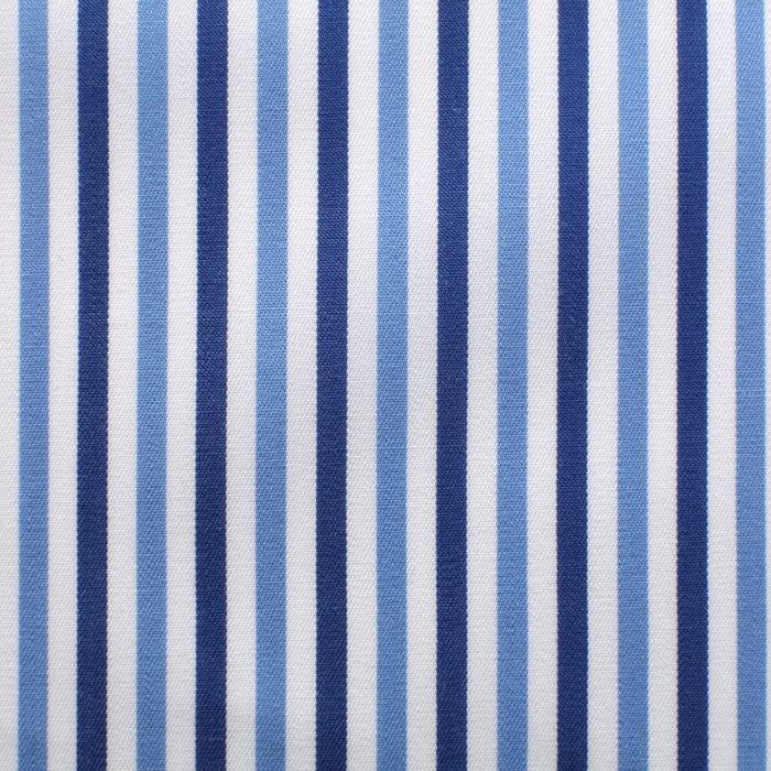 Cotone a righe celesti e blu – Canclini